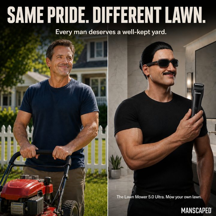 Manscaped spec ad: Same Pride. Different Lawn.